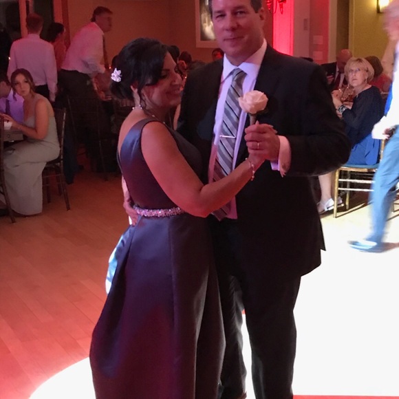 Bill Levkoff mother of the bride satin gown - Picture 3 of 3